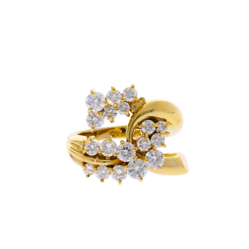 /K18ダイヤリング1.69ct/#13//Aランク/75