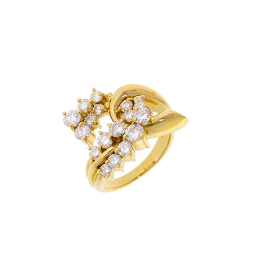 /K18ダイヤリング1.69ct/#13//Aランク/75