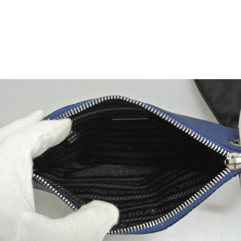 PRADA プラダ/リング付ポーチ/1N1859//ABランク/87