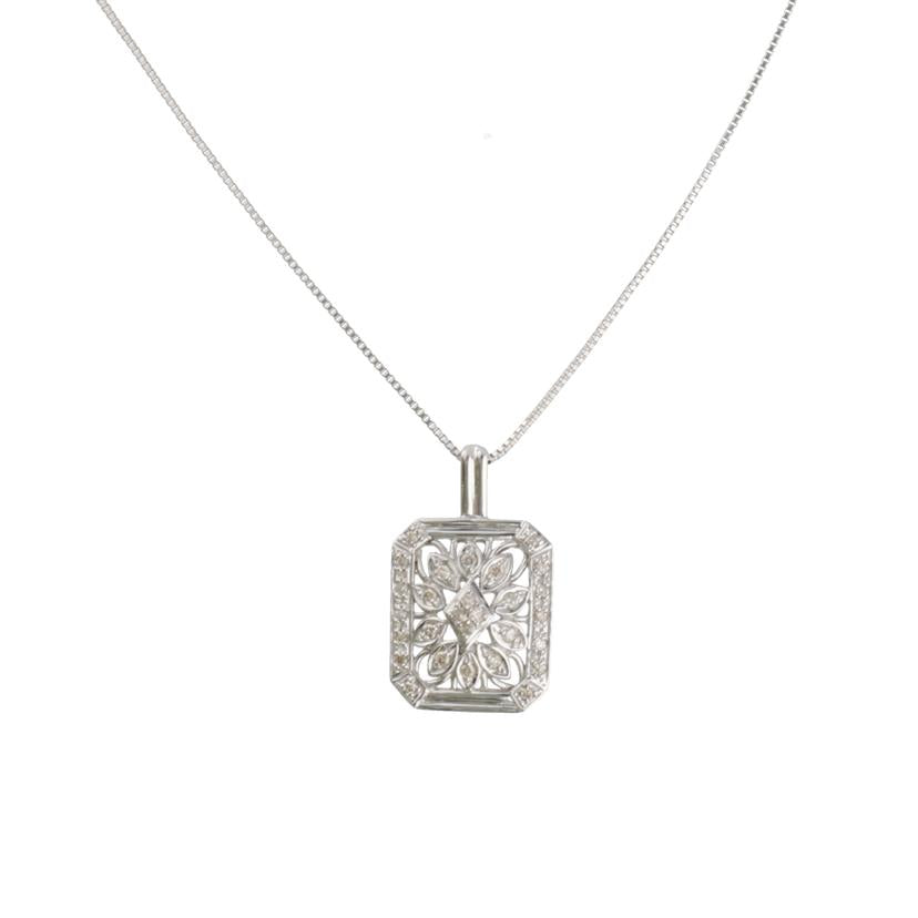 K18WGダイヤネックレス0.30ct//Aランク/95