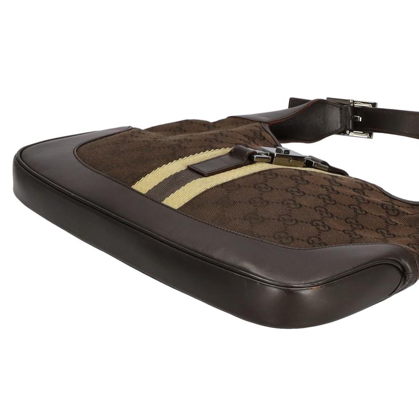 GUCCI グッチ/GGキャンバス ジャッキーライン セミショルダーバッグ/00963//344*/ABランク/75