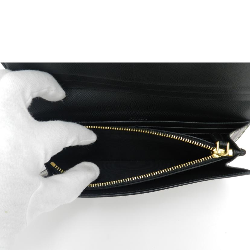 PRADA プラダ パスケース付 レディース/二つ折り長財布/ピンクストライプ/1M0506//42/ABランク/69