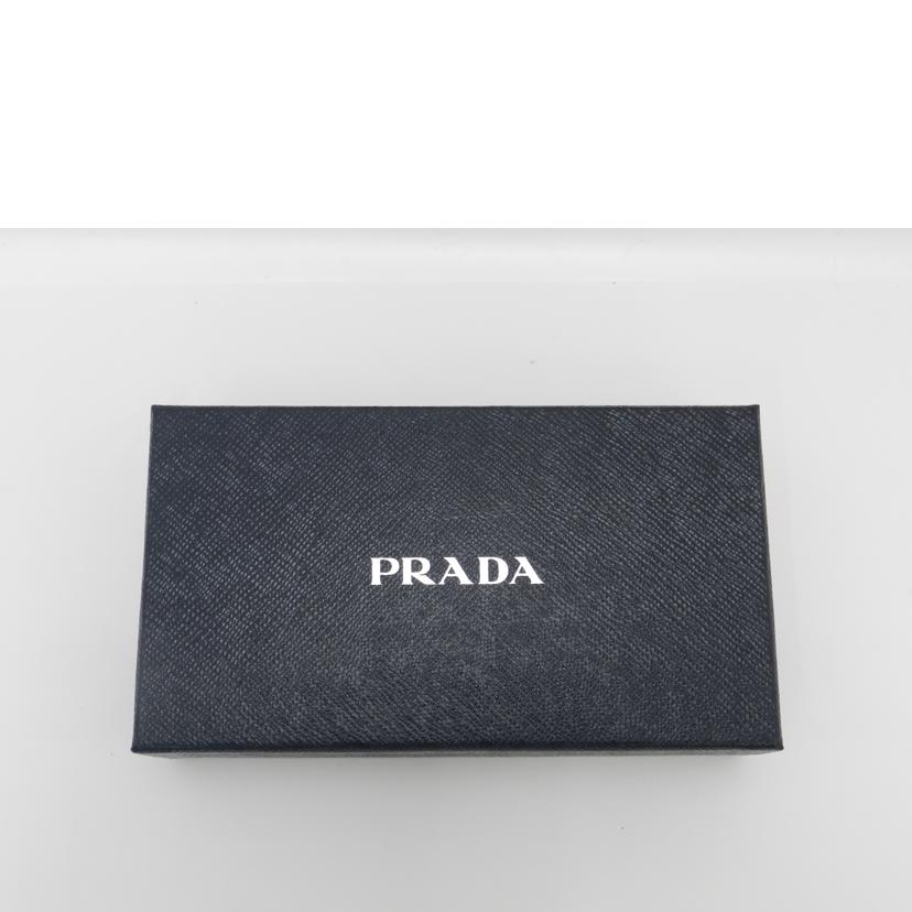 PRADA プラダ パスケース付 レディース/二つ折り長財布/ピンクストライプ/1M0506//42/ABランク/69