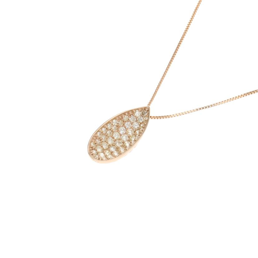 K18PG/K18PGダイヤネックレス 1.00/3.7//1.00/Aランク/75