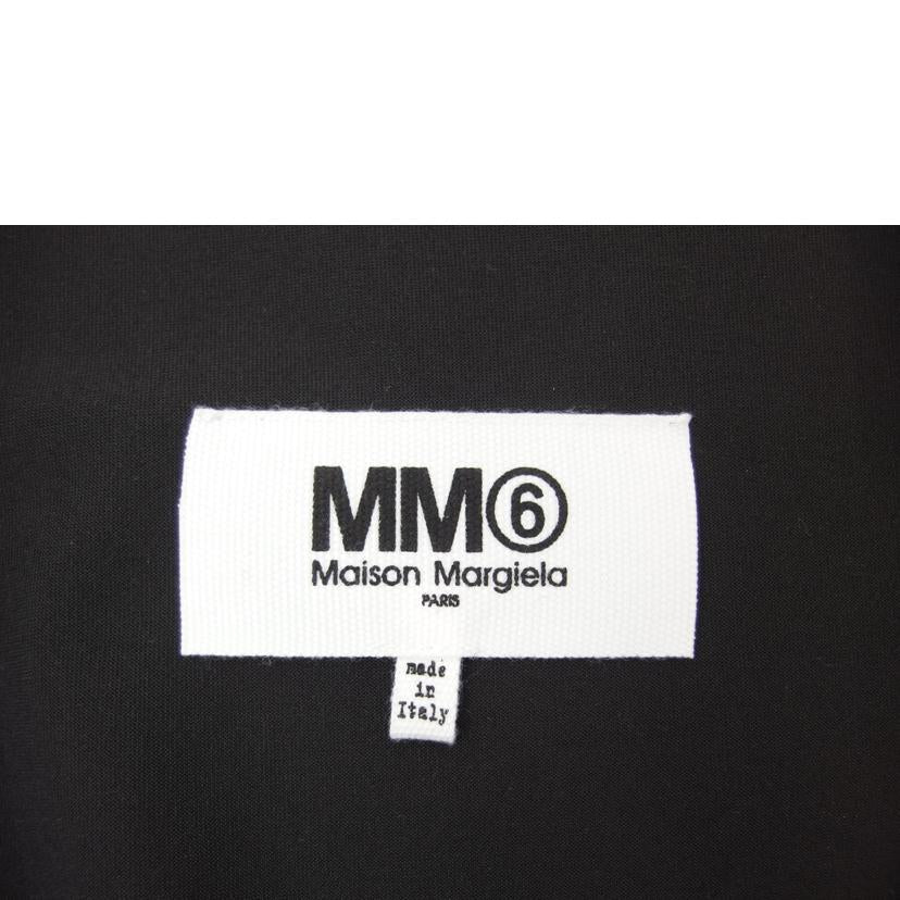 MM6/MM6 フェイクレザー ロングスリーブ トップインブラック サイズ1/S62GU0057//Aランク/83