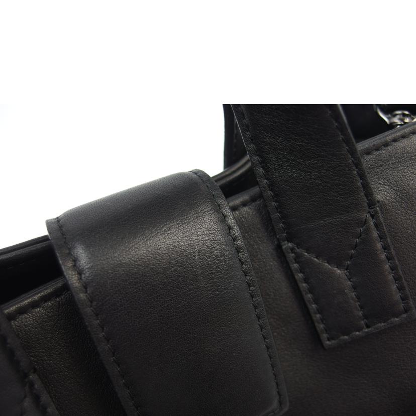 discord YOUJI YAMAMOTO ディスコード ヨウジヤマモト/ディスコード ヨウジヤマモト レザー2wayショルダーバッグ ブラック/DZ110-711//ABランク/83