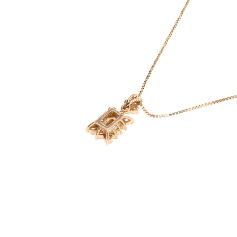 K18PG/K18PGダイヤネックレス 0.54/4.2//0.54/Aランク/75