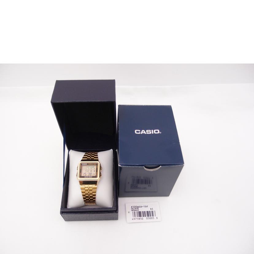 CASIO カシオ 腕時計 海外モデル ステンレス/カシオスタンダード・ワールドタイム/クオーツ/A500WGA-1DF//343*/Bランク/69