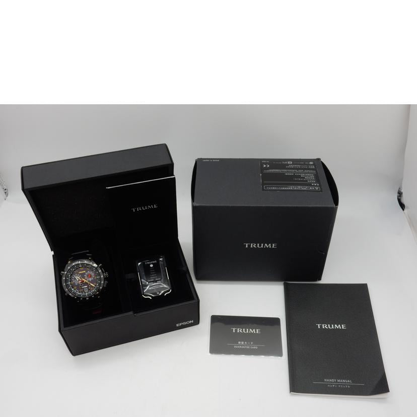 EPSON エプソン/TRUME/トゥルーム/ソーラー/GPS/電波時計/TR-MB8006//B7E0033/ABランク/02