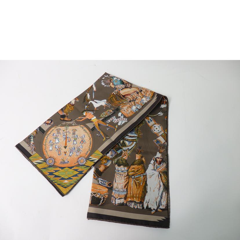 HERMES エルメス/DES INDIENS/インディアン柄/カレ90//Aランク/84