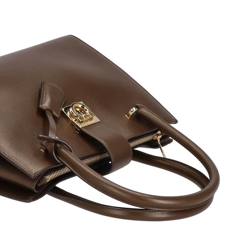 Salvatore Ferragamo サルバトーレフェラガモ/ガンチーニ ハンドバッグ/AU-21/D658//ABランク/75