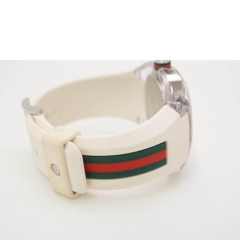 GUCCI グッチ 腕時計 デイト /シンク・シルバー×ホワイト/メンズ/クオーツ/YA137102A//185*****/Bランク/69