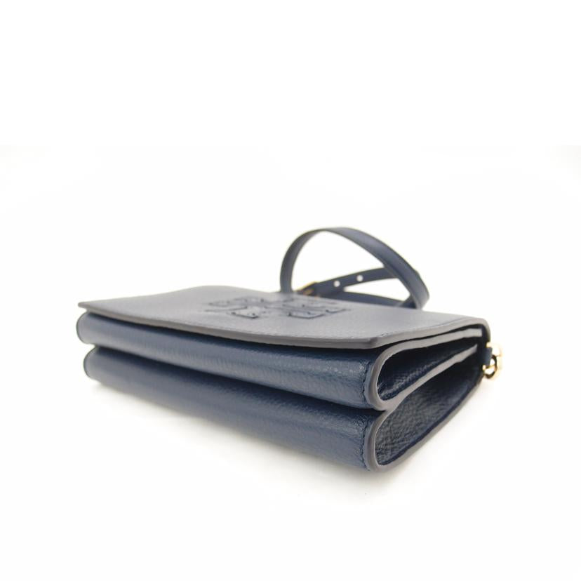 TORY BURCH トリーバーチ 紺 ショルダーバッグ クラッチバック 斜め掛け 肩掛け レディース/レザー2wayショルダー/ネイビー/10005634//SAランク/69