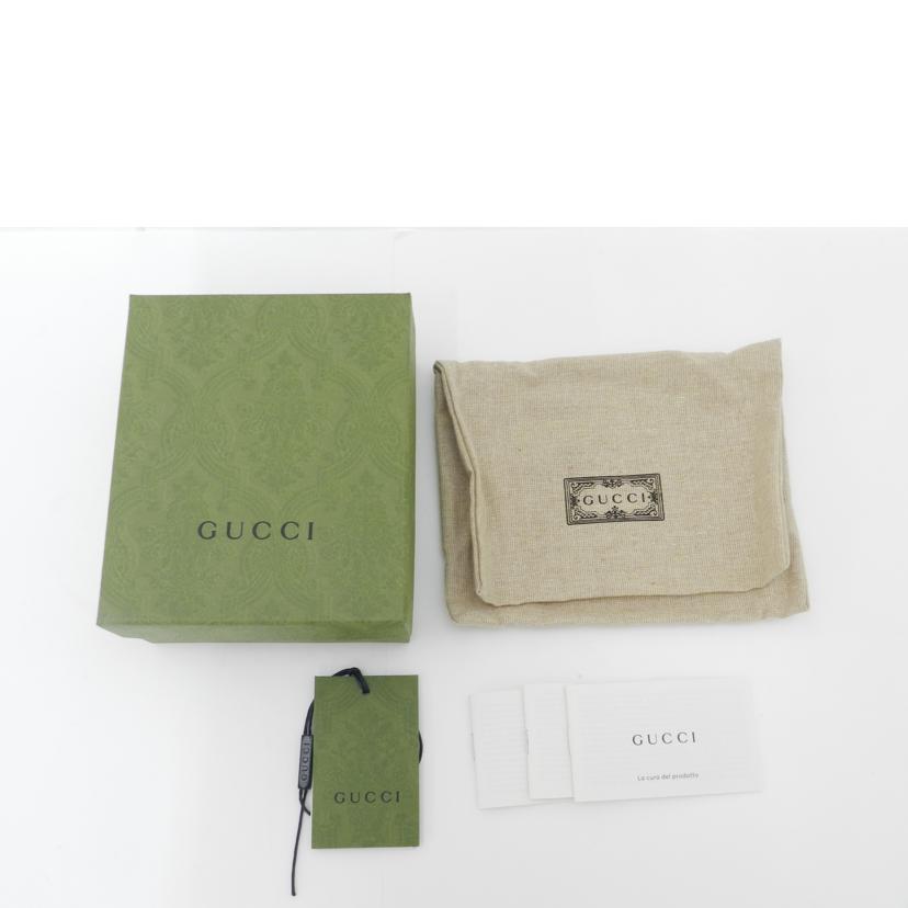 GUCCI グッチ 三つ折り財布 白 レディース/GGマーモントGGスプリーム・コンパクト財布/ホワイト/598587//2184/Aランク/69
