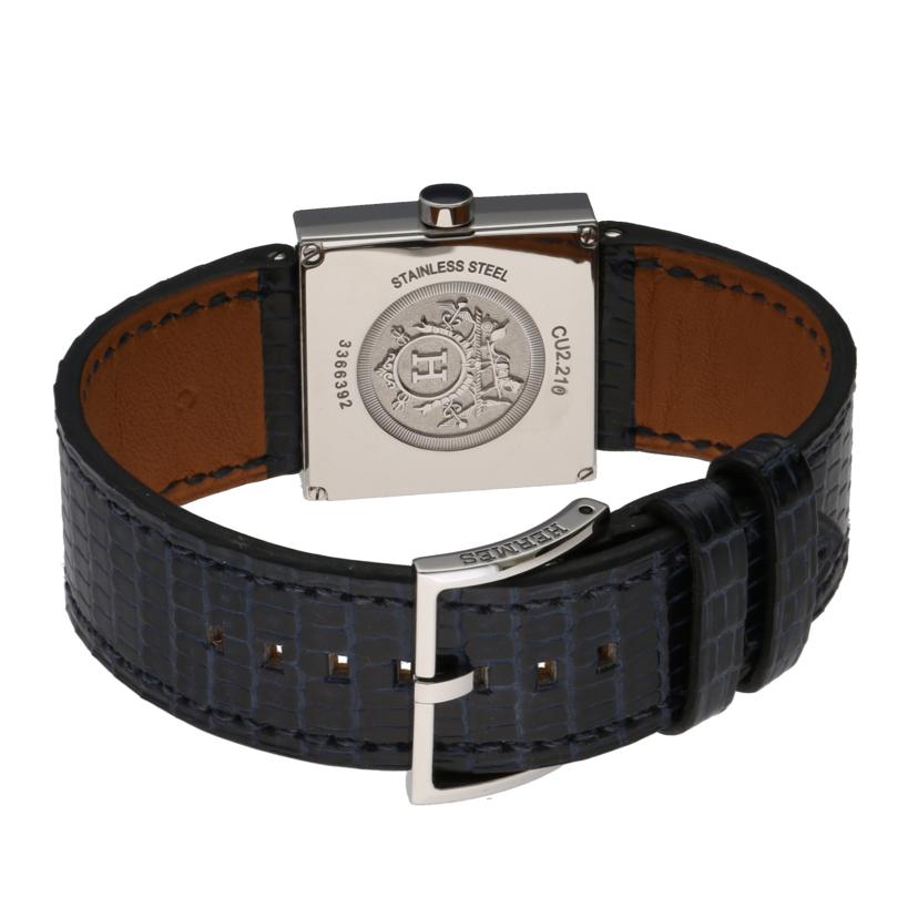 HERMES エルメス/カレ・キュイール・ネイビー/レディース/クオーツ/CU2.210//336****/Aランク/75