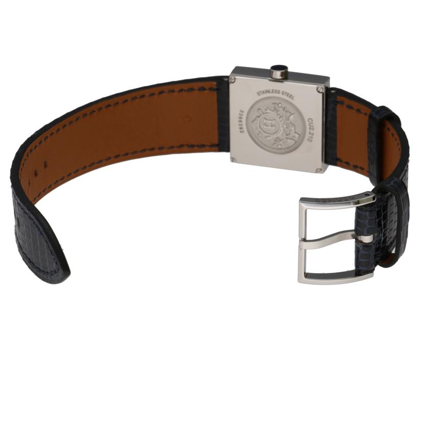 HERMES エルメス/カレ・キュイール・ネイビー/レディース/クオーツ/CU2.210//336****/Aランク/75