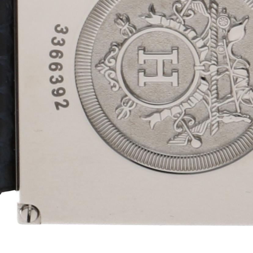 HERMES エルメス/カレ・キュイール・ネイビー/レディース/クオーツ/CU2.210//336****/Aランク/75