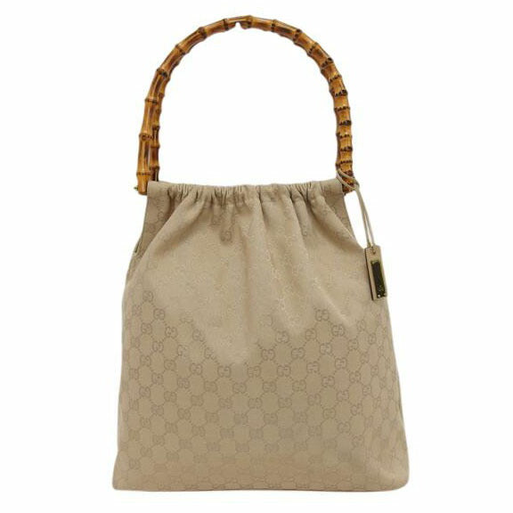 GUCCI グッチ/GGキャンバス/バンブートートバッグ/ベージュ/92709//204990/ABランク/04