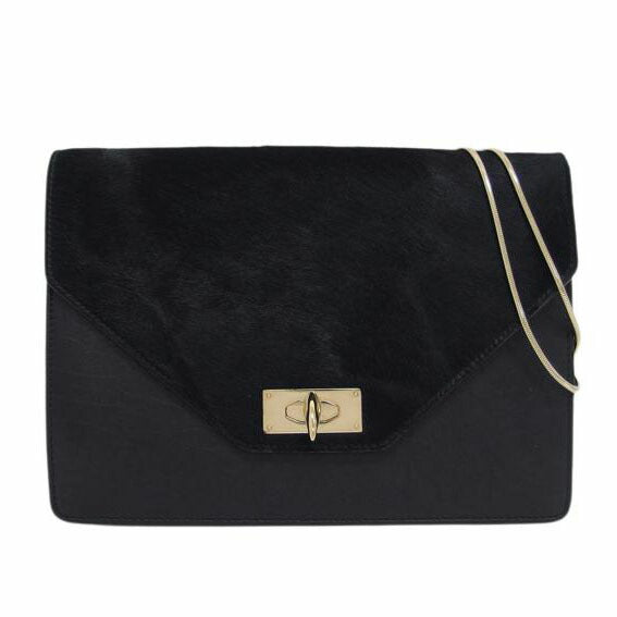 GIVENCHY ジバンシー/2WAYチェーンショルダーバッグ/ブラック/ハラコ×レザー//Aランク/04