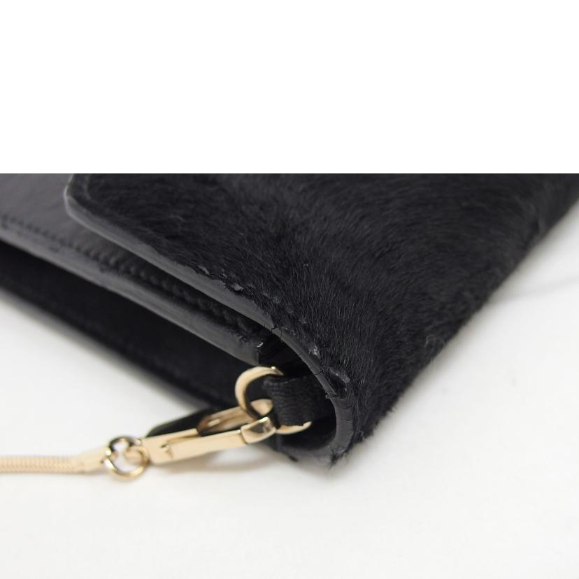 GIVENCHY ジバンシー/2WAYチェーンショルダーバッグ/ブラック/ハラコ×レザー//Aランク/04