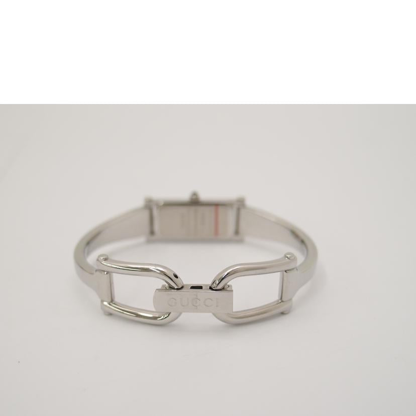 GUCCI グッチ 腕時計 レディース スクエアフェイス/バングルウォッチ/シルバー文字盤/クォーツ/1500L//084****/Bランク/69