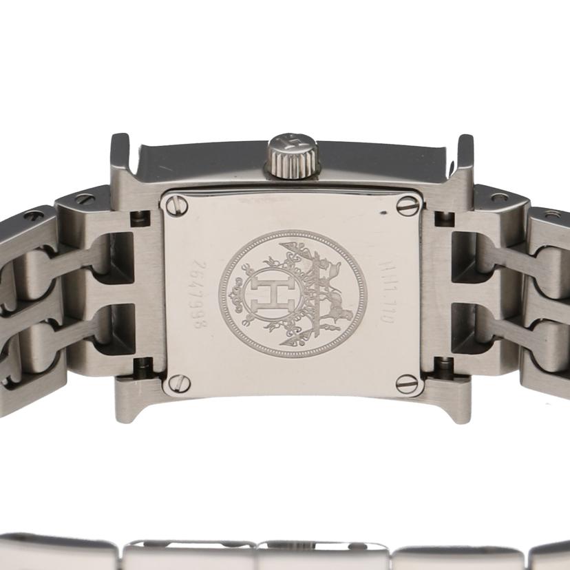 HERMES エルメス/Hウォッチ・ミニ・ピンクシェル/レディース/クオーツ/HH1.110.214//264****/SAランク/75