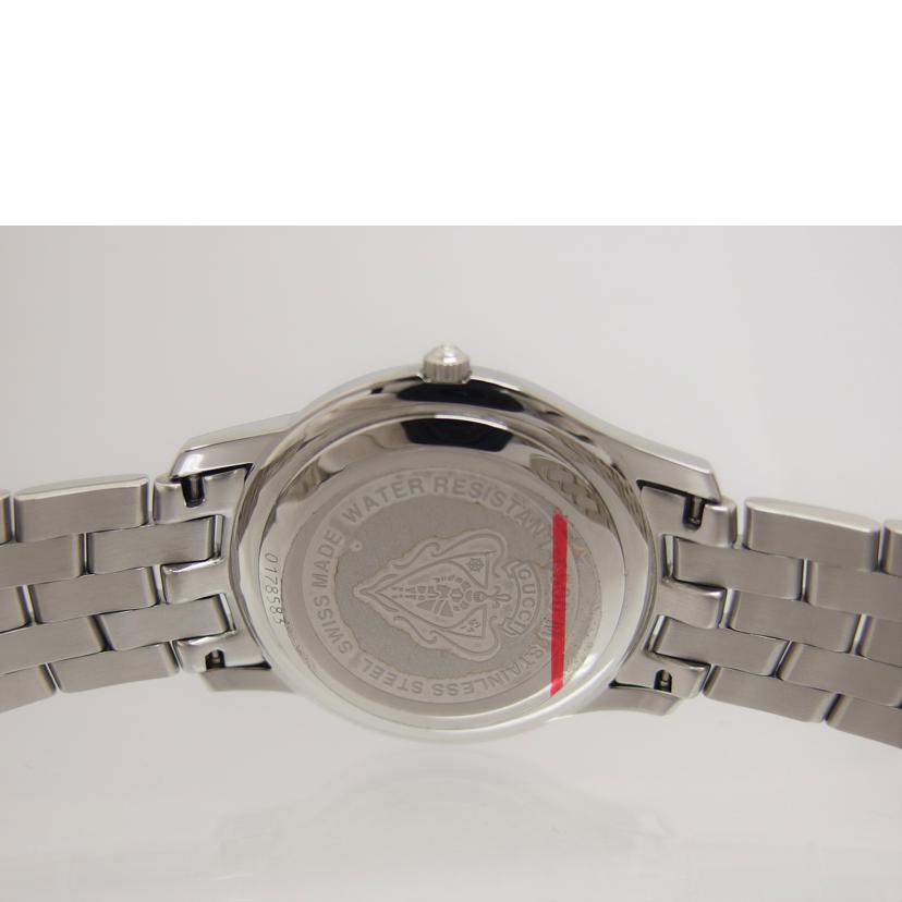 GUCCI グッチ/Gクラス/ブラック文字盤/デイトウォッチ/クォーツ/YA055302(5500M)//017****/ABランク/04