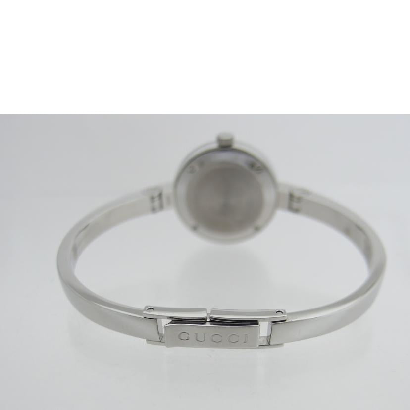 GUCCI グッチ/Gサークル/シルバー文字盤/バングルウォッチ/クォーツ/YA105546(105)//13146815/Aランク/04