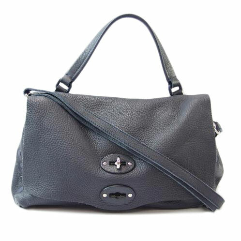 ZANELLATO ゼネラート/ポスティーナS ショルダーバッグ ネイビー//ABランク/83