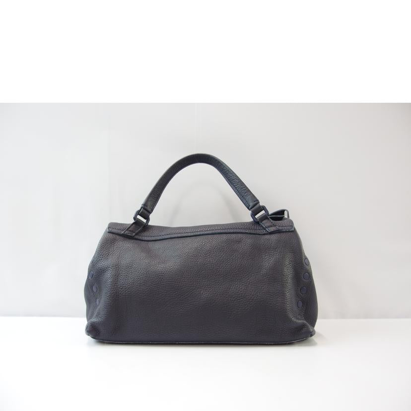 ZANELLATO ゼネラート/ポスティーナS ショルダーバッグ ネイビー//ABランク/83