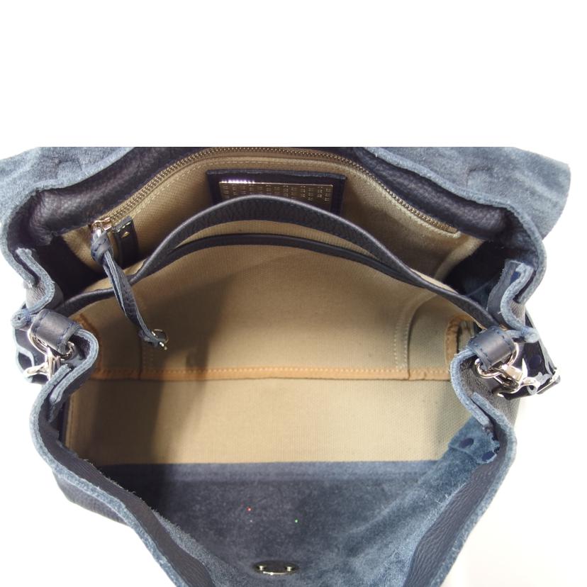 ZANELLATO ゼネラート/ポスティーナS ショルダーバッグ ネイビー//ABランク/83