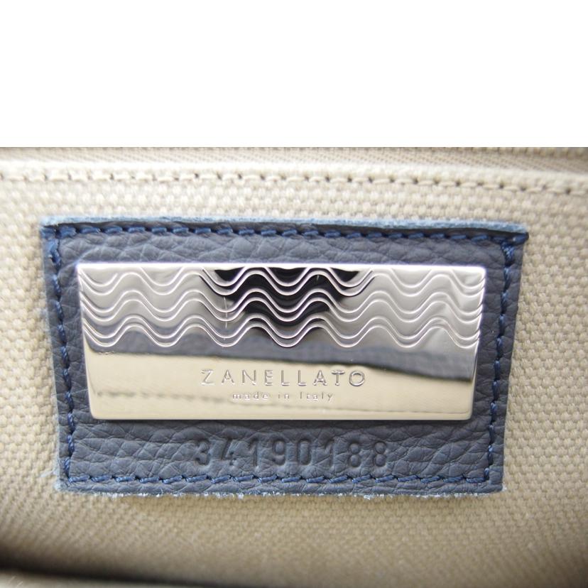 ZANELLATO ゼネラート/ポスティーナS ショルダーバッグ ネイビー//ABランク/83