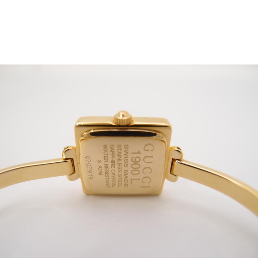 GUCCI グッチ 腕時計 レディース /GUCCI/バングルウォッチ/クォーツ/1900L//020****/Aランク/69