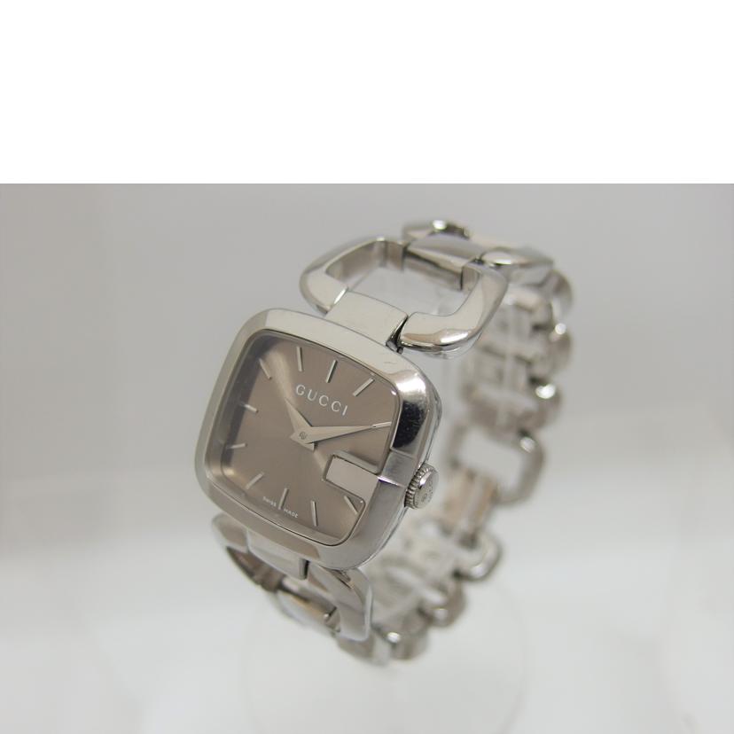 GUCCI グッチ/Gグッチ/ブラウン文字盤アナログウォッチ/クォーツ/YA125507(125.5)//130*****/Bランク/04