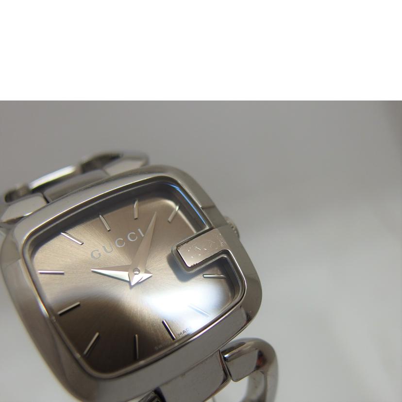 GUCCI グッチ/Gグッチ/ブラウン文字盤アナログウォッチ/クォーツ/YA125507(125.5)//130*****/Bランク/04