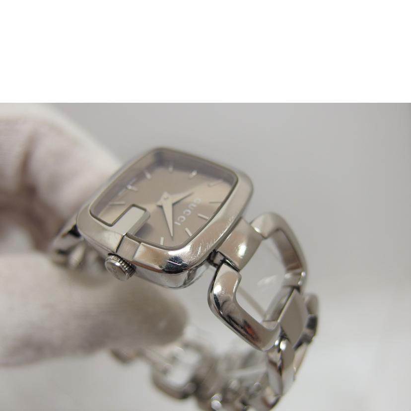 GUCCI グッチ/Gグッチ/ブラウン文字盤アナログウォッチ/クォーツ/YA125507(125.5)//130*****/Bランク/04