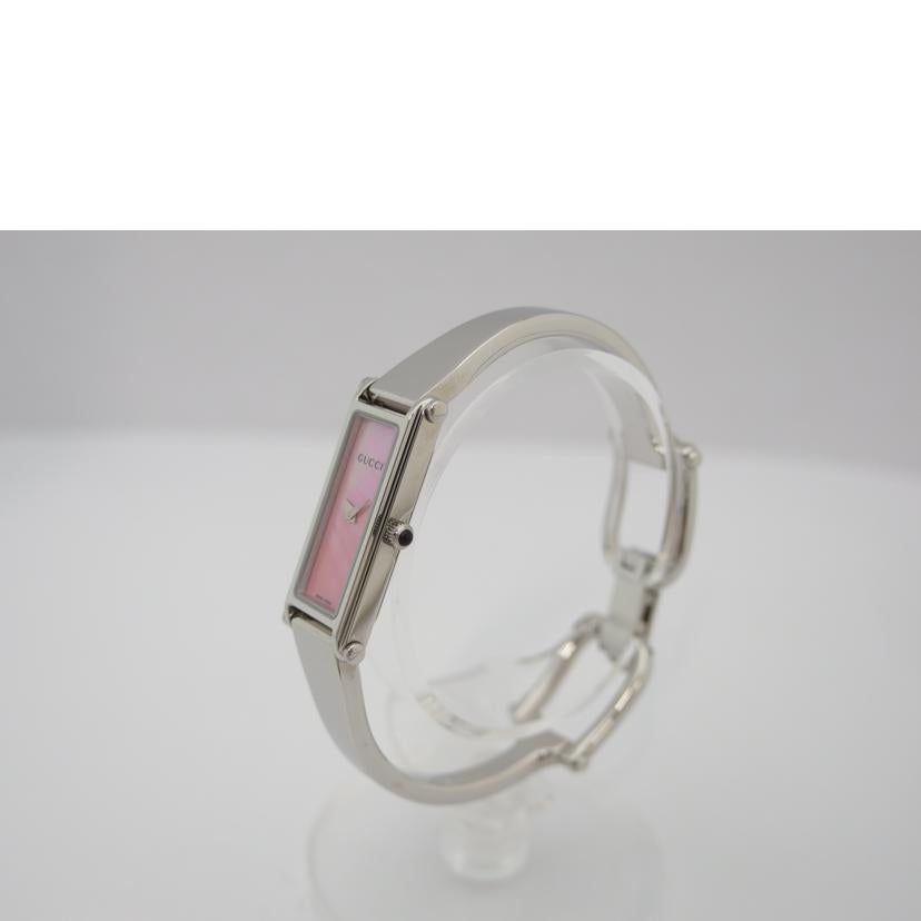 GUCCI グッチ/バングルウォッチ/クオーツ/シェル文字盤/1500L//0898426/ABランク/83