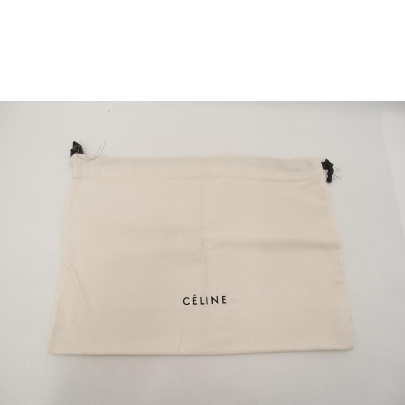 CELINE セリーヌ セカンドバック クラッチバック 青 ブラウン メンズ レディース/バイカラーレザークラッチ/ブルー//ABランク/69