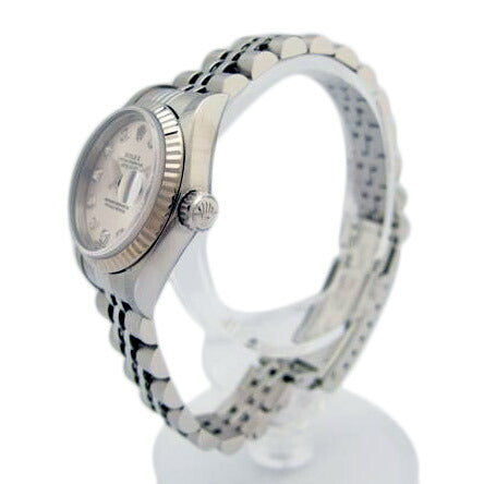 ROLEX ロレックス/DATE JUST/10P/シルバー文字盤/79174G//F344919/Aランク/83