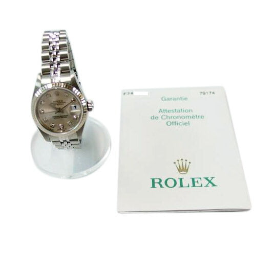ROLEX ロレックス/DATE JUST/10P/シルバー文字盤/79174G//F344919/Aランク/83