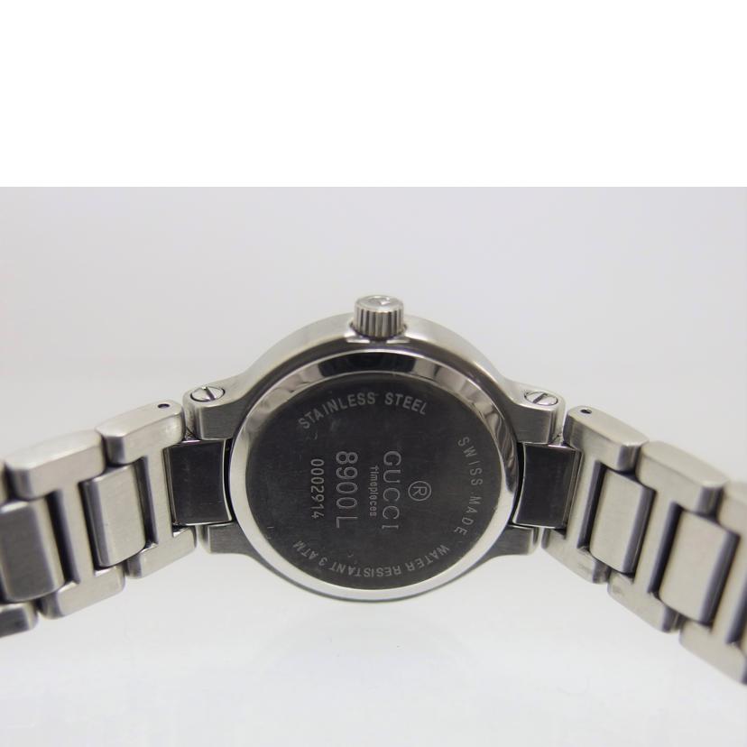 GUCCI グッチ アナログウォッチ/グレー文字盤/デイトウォッチ/クォーツ/8900L//000****/Bランク/04