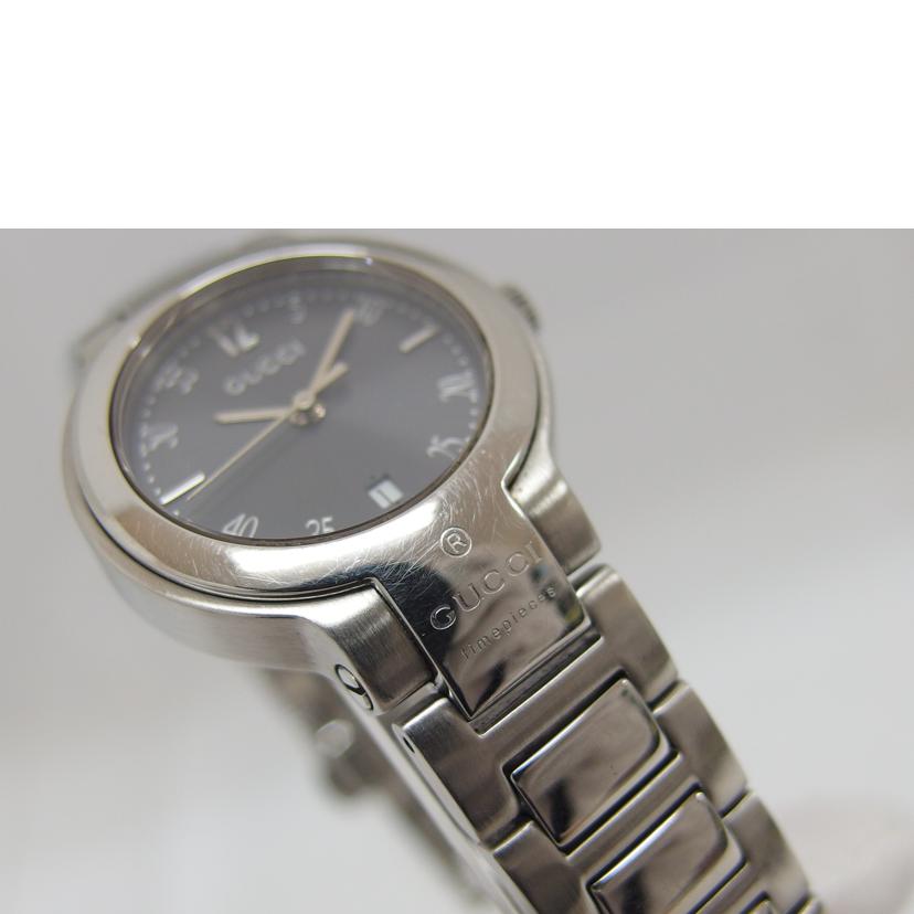 GUCCI グッチ アナログウォッチ/グレー文字盤/デイトウォッチ/クォーツ/8900L//000****/Bランク/04