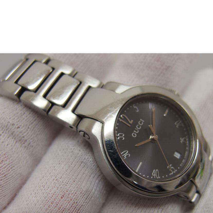 GUCCI グッチ アナログウォッチ/グレー文字盤/デイトウォッチ/クォーツ/8900L//000****/Bランク/04