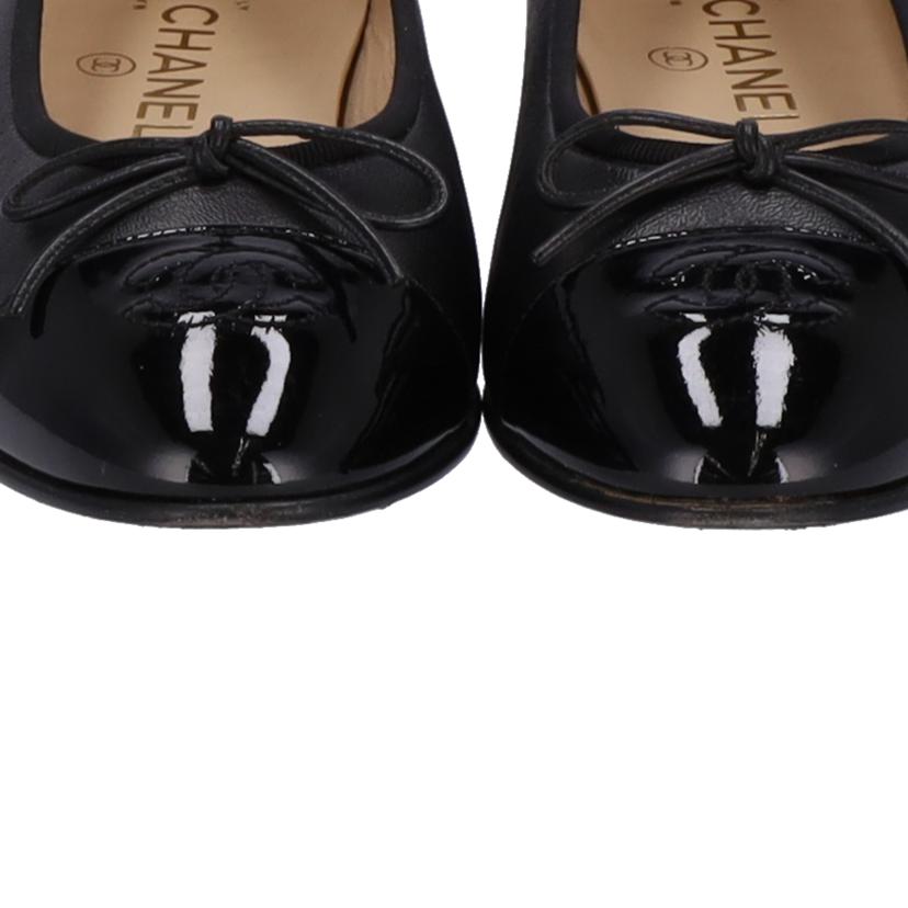 CHANEL シャネル フラットシューズ/ココマークバレリーナシューズ/24.5cm フラットシューズ/G02819//39C/Bランク/75