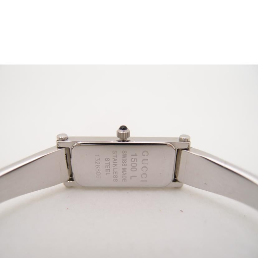 GUCCI グッチ 腕時計 ステンレス レディース/バングルウォッチ・ピンクシェル/クオーツ/1500L//132****/ABランク/69