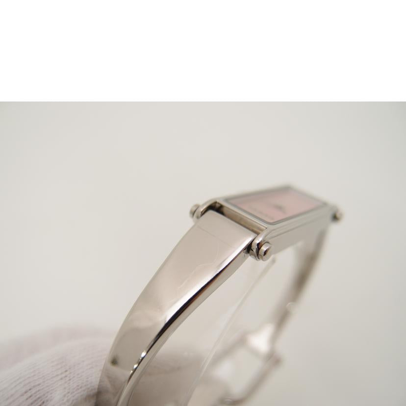 GUCCI グッチ 腕時計 ステンレス レディース/バングルウォッチ・ピンクシェル/クオーツ/1500L//132****/ABランク/69