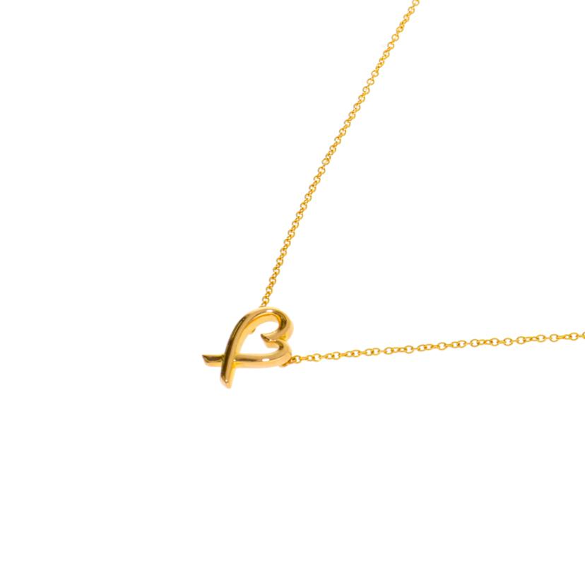 TIFFANY/ラビングハートネックレス//Aランク/75