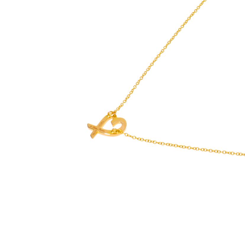 TIFFANY/ラビングハートネックレス//Aランク/75