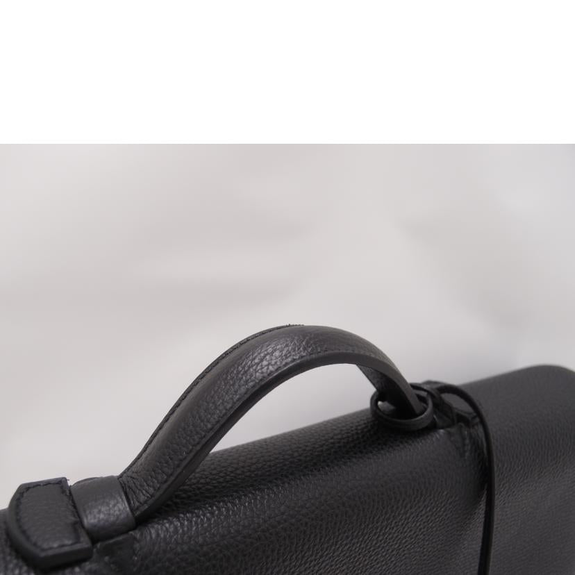 HERMES エルメス ブリーフケース 2015年頃製造 レザー 黒メンズ/サックア・デ・ペッシュ38/トゴ/ブラック//T刻印(2015)/SAランク/69