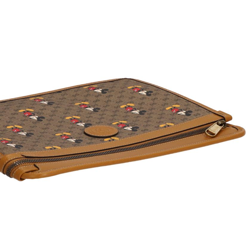 GUCCI グッチ/ディズニーコラボ ミニGGスプリーム クラッチバッグ/602552//206*/Aランク/75